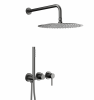 KFA MOZA GUN METAL GREY zestaw prysznicowy podtynkowy z baterią 3-otworową 2-funkcyjną 503951161